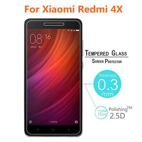 For Xiaomi Redmi 4X Tempered Glass Original 9H High Quality Protective Film Explosion-proof Screen Protector For Redmi 4X