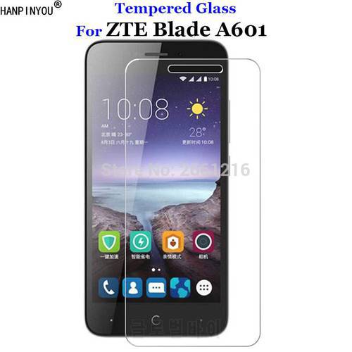 For ZTE Blade A601 Tempered Glass 9H 2.5D Premium Screen Protector Film For ZTE Blade A601 / A 601 BA601 5.0