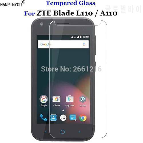For ZTE Blade L110 Tempered Glass 9H 2.5D Premium Screen Protector Film For ZTE Blade L110 / ZTE Blade A110 4.0