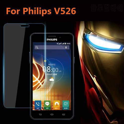 ShuiCaoRen For Philips Xenium V526 Tempered Glass Original Protective Film Explosion-proof Screen Protector for Philips V526