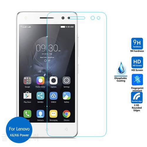 For Lenovo K6 Tempered Glass Original 9H High Quality Protective Film Explosion-proof Screen Protector For K6 Power 5.0