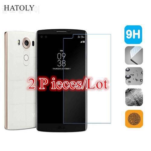 For Glass LG V10 Tempered Glass for LG V10 F600 Screen Protector for LG V10 Glass HD Protective Thin Film HATOLY 2Pieces/Lot