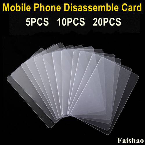 5pcs/10pcs/20pcs Soft Plastic Card Pry Scraper Opening Tool for Mobile Phone Cellphone Tablet Teardown Repair