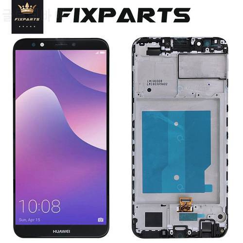 For HUAWEI Y7 Prime 2018 LCD Display Touch Screen Digitize Y7 Pro 2018 LCD Y7 2018 LND-L22 LX2 L21 LX3 L23 LX1 TL30 LCD Display