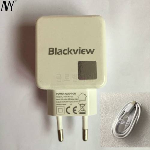 Power Adapter For Original Blackview BV9500 Pro Max 1 W1 EU Travel Charger 12V1.5A 9V2A EU Plug USB Type C Cable For BV9500 Plus