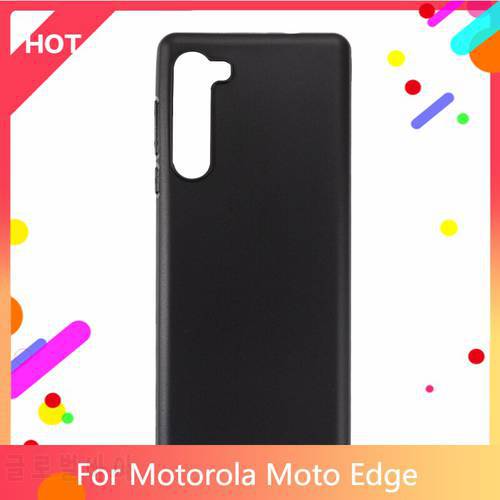 Moto Edge Case Matte Soft Silicone TPU Back Cover For Motorola Moto Edge Phone Case Slim shockproof