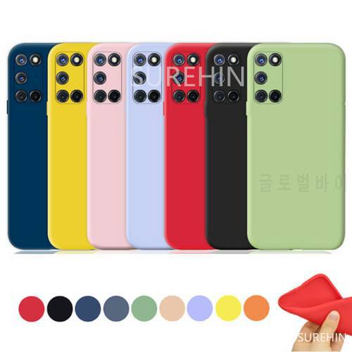 SUREHIN Soft Case For OPPO A52 Cover Yellow Blue Shockproof A72 A92 Pink Green Purple Coque Silicone Cover For OPPO A52 Case 5G