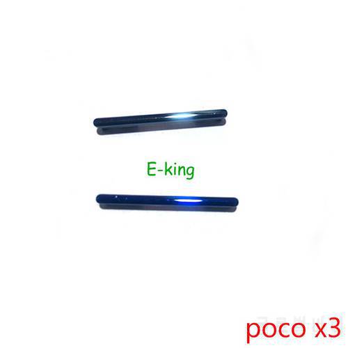 10PCS For Xiaomi Mi Pocophone Poco X3 F3 Power Button ON OFF Volume Up Down Side Button Key Repair Parts