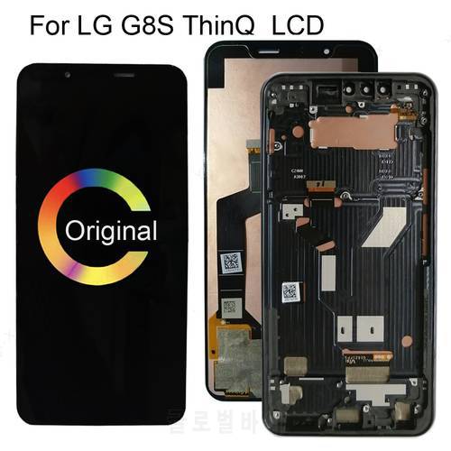 Original New 6.21&39&39 For LG G8s ThinQ Display LMG810 LMG810EAW Touch Screen Panel Digitizer Assembly For LG G8X lcd V50S LCD