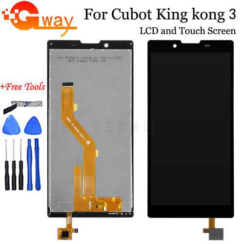For Cubot King kong 3 LCD Display Touch Screen Digitizer Phone Replacement For Cubot Kingkong 5 Pro LCD Touch Screen Display