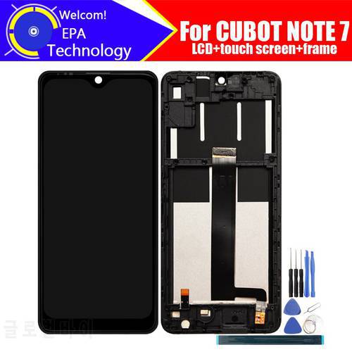 CUBOT NOTE 7 LCD Display+Touch Screen Digitizer+Frame Assembly 100% Original LCD+Touch Digitizer for CUBOT NOTE 7+Tools.