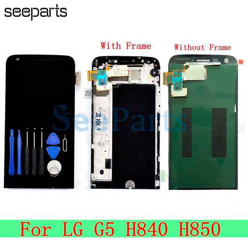 NEW Display For LG H840 H850 G5 LCD Display Touch Screen Digitizer Assembly With Frame For 5.3