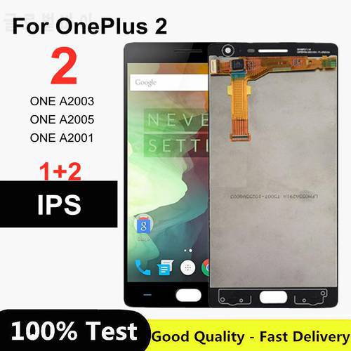 For OnePlus Two LCD Display Screen Touch Panel Complete Assembly for One Plus 2 A2001 A2003 A2005 LCD Digitizer 1+2