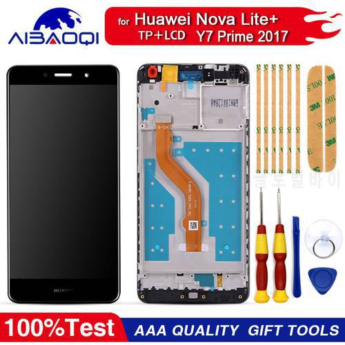 New original For Huawei Y7 Prime 2017 IPS LCD Display 5.5 inch Touch screen Digitizer Assembly for Huawei Nova Lite+ TRT-LX1