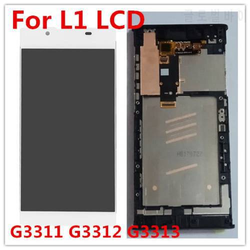 5.5 inch LCD Display for Sony Xperia L1 G3312 touch screen Digitizer Sensor Panel Assembly G3311 G3313 Frame
