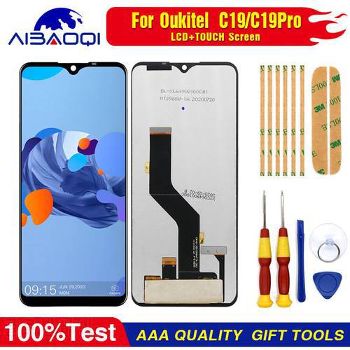 New Original Touch Screen LCD Display LCD Screen For Oukitel C19/C19pro Replacement Parts + Disassemble Tool