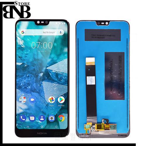 Original For Nokia 7.1 LCD Display and Touch Screen Digitizer Sensor Panel Assembly Replacement Part for Nokia 7.1 N7.1 lcd