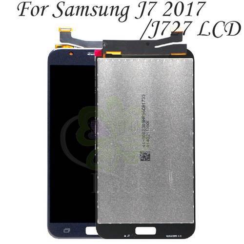 For SAMSUNG GALAXY J7 SKY Pro J727 LCD Display With Touch Screen Digitizer Assembly + Adhesive For SAMSUNG J727 j727V LCD