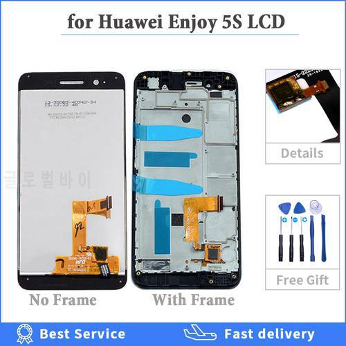 For Huawei GR3 LCD Display Touch Screen Enjoy 5S P8 Lite Smart Screen With Frame TAG-L21 TAG-L22 TAG-L03 TAG-L01 TAG-L13 TAG-L23