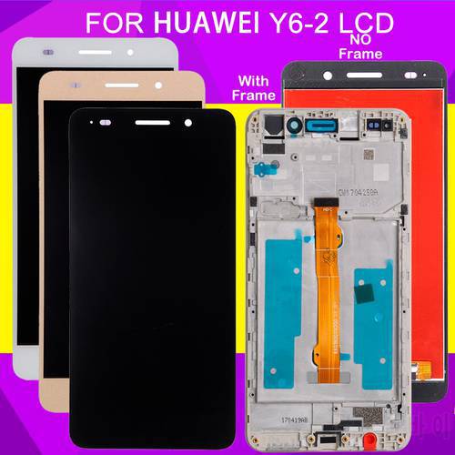 Catteny CAM-L21 Screen For Huawei Honor 5A Lcd Touch Panel Digitizer Assembly For Huawei Y6 II Display Free Shipping With Frame