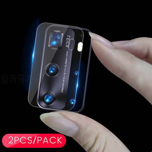 2PCS Rear Camera Protective Glass for Huawei P 40 P40 lite light e Pro Plus Safety Armor Tremp Protection Lens Film Guard Cover