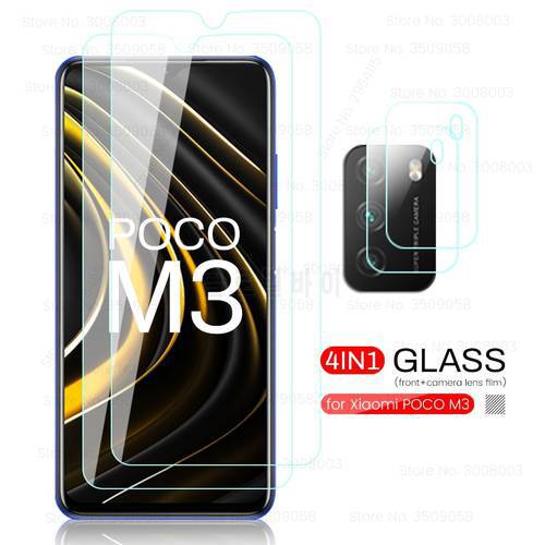 protective glass for xiaomi poco m3 x3 gt m 3 4 m4 pro f3 poko x 3 nfc little f 3 5g safety screen camera lens protectors cover