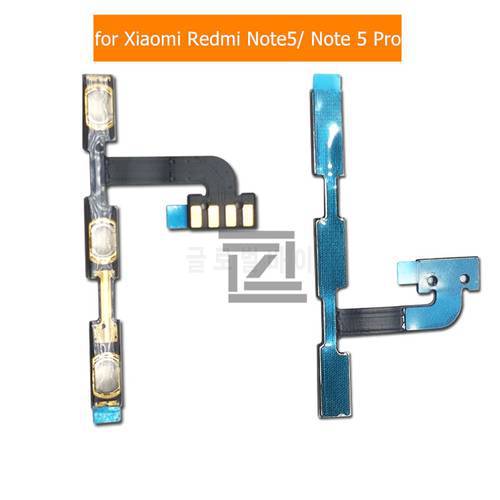 for Xiaomi Redmi Note 5 Pro Power Volume Flex Cable Power On Off Volume Switch Side Key Button Flex Cable Repair Spare Parts