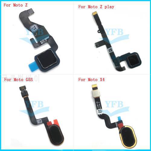 Home Button Key Finger Print Touch ID Fingerprint Sensor Flex Cable Ribbon For Motorola Moto Z Play XT1650 XT1635 G5S X4
