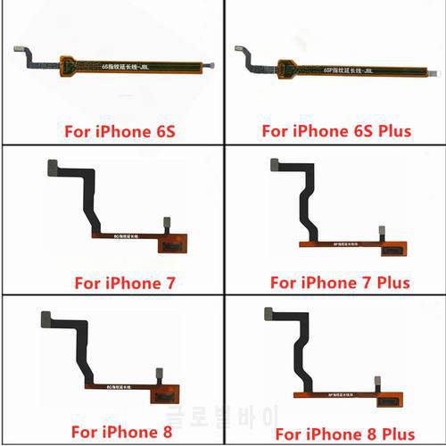 Replacement Parts Fingerprint Home Touch ID Button Main Motherboard Board Connector Ribbon Flex Cable For iPhone 8 7 6 6S Plus