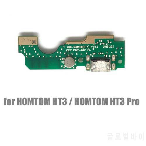 New Original For Homtom HT3 Pro/HT3 USB Board Charging Port Micro-USB Plug DC Jack MIC Repair Part Replacement