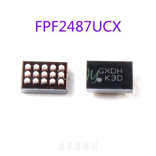 10Pcs/Lot New Original FPF2487UCX Top Mark GX GXB 15Pin Charging Charger IC For Samsung J730F G570 G610