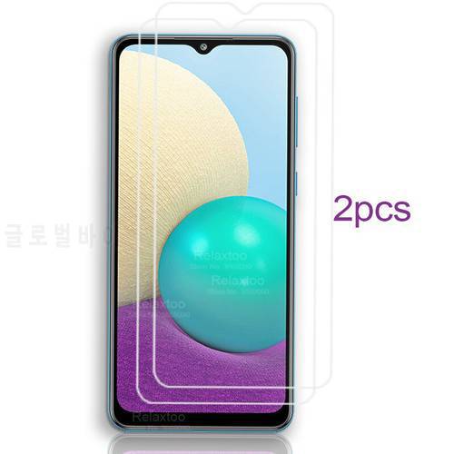 2Pcs Protective Glass For Samsung a02 Tempered Glas Film Screen Protector For Galaxy a02 s a 02 sm-a022f 6.5&39&39 Tremp Armor Sheet