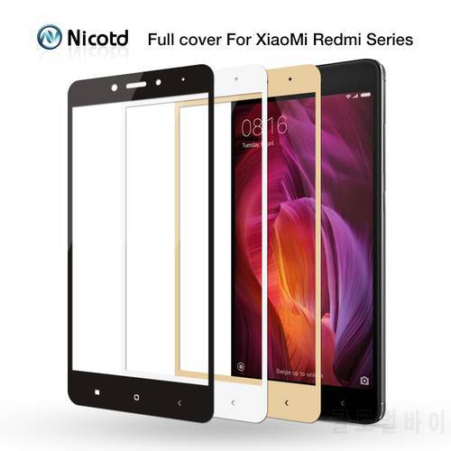 Full Cover Colorful Tempered Glass For Xiaomi Mi 6 5s Plus 5c For Redmi 4 3s Note 4 3 4X Screen Protector Toughened Glass Film