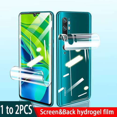 1 to 2pcs back hydrogel film on for Xiaomi Mi 8 Lite CC9e CC9 Pro Mi8 Micc9 Micc9e mi CC9pro screen protector not tempered glass