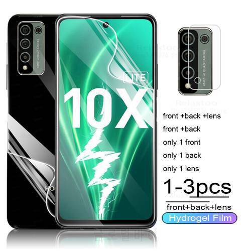 front back hydrogel film 6.67“ Honor 10X Lite screen protector for huawei honer 10 x lite honor10x light protection film glass
