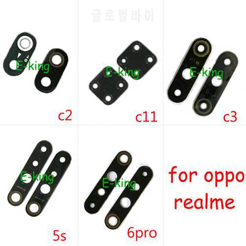20PCS Rear Back Camera Glass Lens Cover For OPPO Realme C1 C2 C3 C11 3 5 5S 6 Pro With Ahesive Sticker