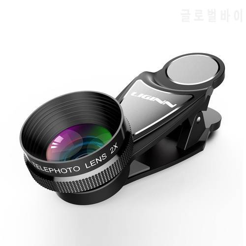 Optical Zoom 2X Telephoto Lens Mobile Phone Camera Telescope Lens on Clip For iPhone 6 7 8 for Samsung Note8 S8 S9 Smartphones
