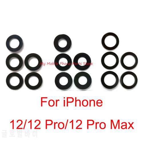 30 Sets Rear Camera Lens Cover For iPhone 12 Pro Max Camera lens Glass With Glue Sticker For iPhone12 12pro Max 12promax Parts