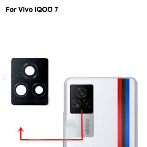 High quality For Vivo IQOO 7 Back Rear Camera Glass Lens test good For Vivo IQ OO 7 Replacement Parts IQOO7