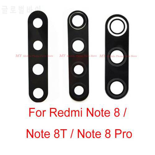 10 PCS Rear Camera Glass Lens For Xiaomi Mi Redmi Note 8 8T Pro 8pro Back Main Camera Lens Glass With Sticker For Redmi Note 8T
