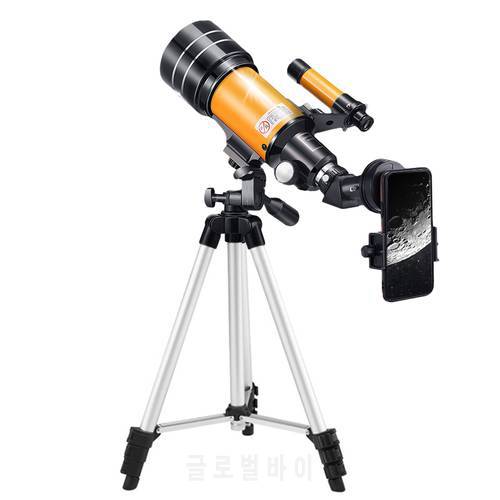 Professional Astronomical Telescope Monocular Space Moon Astronomical Telescope Outdoor Travel Scope With Tripod Phone Clip