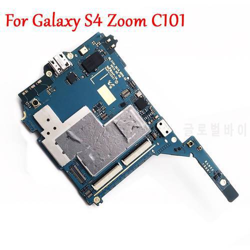 (Tested) Full Work Unlock Motherboard For Samsung Galaxy S4 Zoom C101 SM-C101 Logic Circuit Electronic Panel From Original Phone