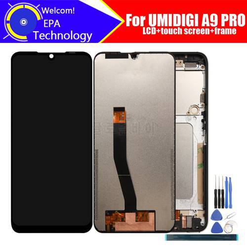 UMIDIGI A9 PRO LCD Display+Touch Screen Digitizer+Frame Assembly 100% Original LCD+Touch Digitizer for UMIDIGI A9 PRO