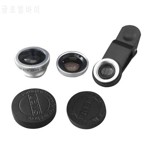4-in-1 Multifunctional Phone Lens Kit Fisheye Lens Wide Angle Macro Lens Transform Phone Into Professional Camera For iPhone