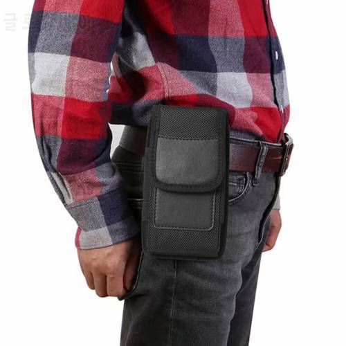 Belt Clip Holster for Cat S62 Pro S52 S48C S42 Case Nylon Pouch Metal Clip Leather Card Holder Cover Men&39s Waist Phone Bag