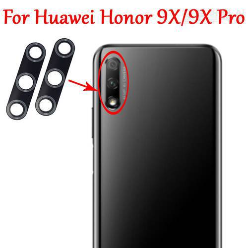 2PC 100% New Original Rear Back Camera Glass Lens Cover with Double-Side Adhesive For HUAWEI Honor 9X & Honor9X Pro Fast Ship