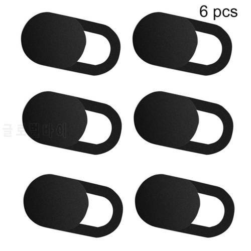 6Pcs Ultra-Thin Webcam Covers Web Camera Sticker Cover Cap for Laptop Macbook Easy Install Privacy Protection Slider Universal