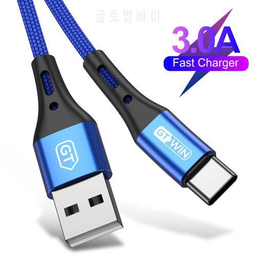 GTWIN Micro USB C Cable USB Type C Cable 3A Fast Charger For Samsung S10 S9 Phone Charge Cord For Xiaomi 10 Redmi Huawei P40 P30