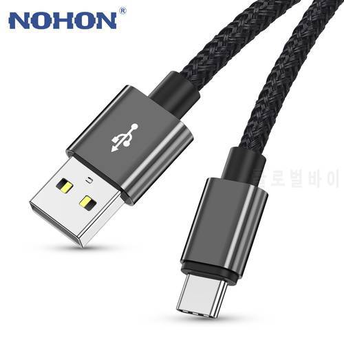 USB Type C Cable Data Charger Wire For Samsung A30 A51 S10 Xiaomi Huawei Oneplus Origin USBC 2m 3m Fast Charge Mobile Phone Cord