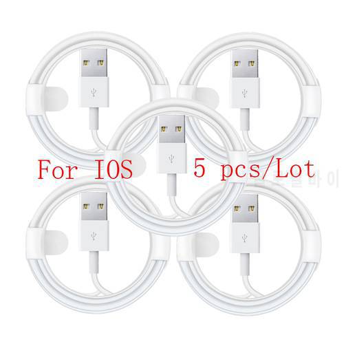 5 Pieces Quick Charging Cable for iPhone 11 Pro Max Mini X Xs Xr 7 8 6 6s Plus 5 5s SE 2020 Fast Universal IOS Charger Cable